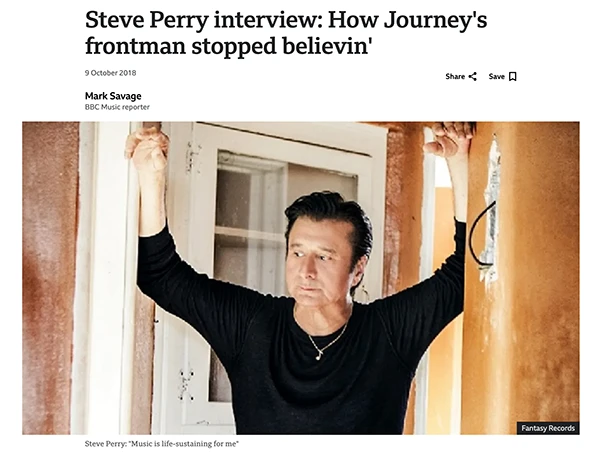Steve Perry story from BBC.com